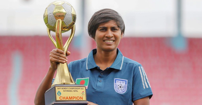 চ্যাম্পিয়ন সাবিনা বললেন, এই ট্রফি ১৮ কোটি মানুষের