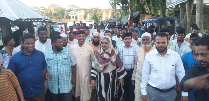বাকেরগঞ্জে রতনা আমিন এর গনসংযোগ
