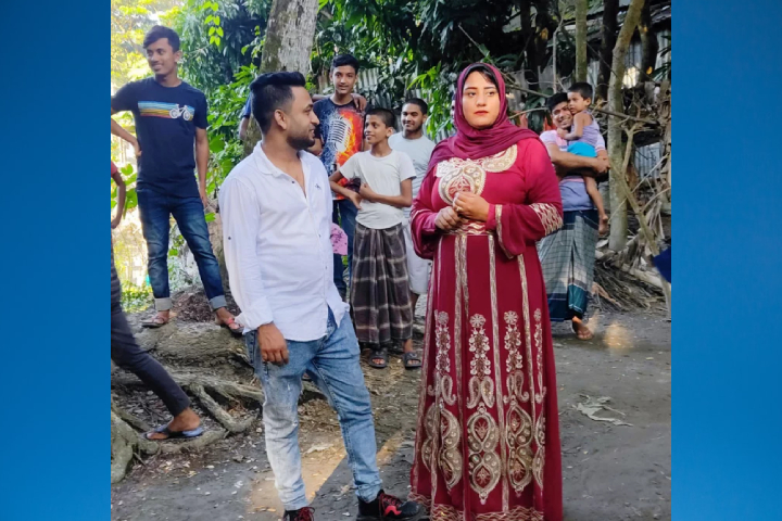 প্রেমের টানে নোয়াখালীতে মিশরের মেয়ে