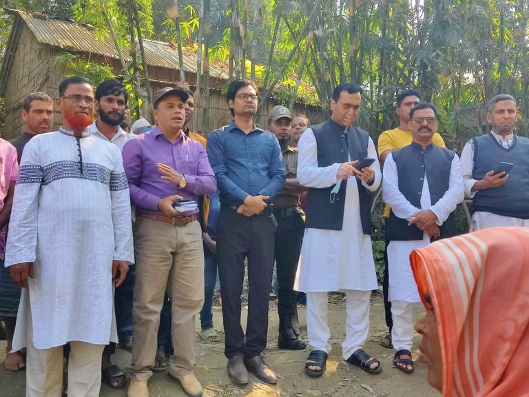 চৌহালীতে দরিদ্রদের কর্মসংস্থান কর্মসূচি প্রকল্পের কাজের উদ্বোধন